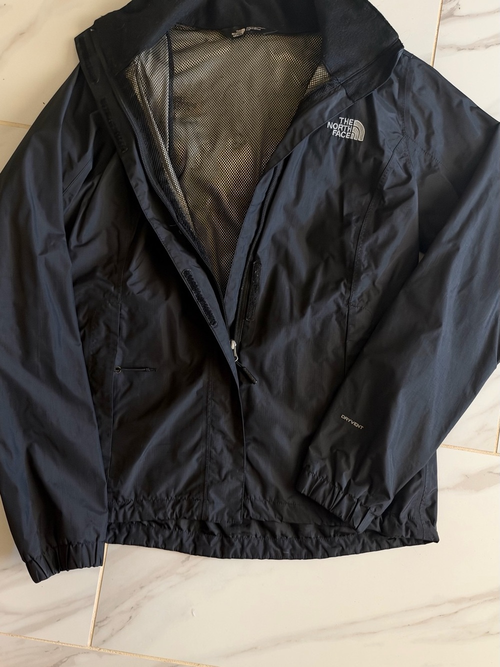 The North Face Black Lightweight Rain Jacket